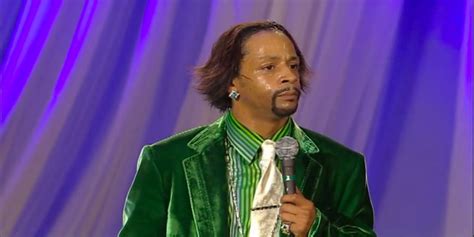 The Katt Williams special when he's in a green suit and has an.